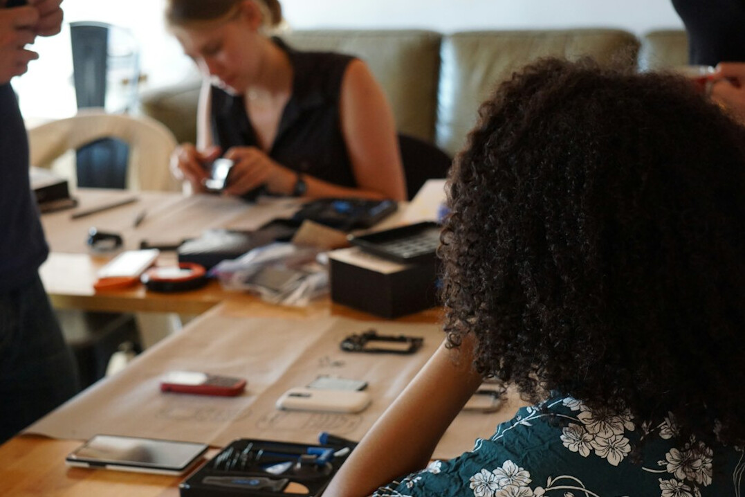 business professionals in workshop