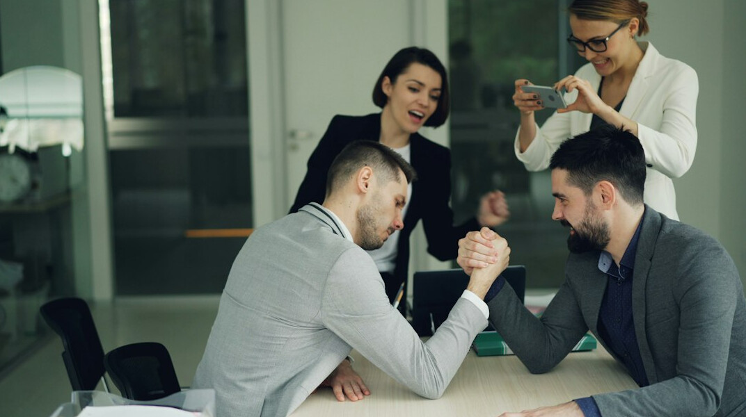 team leader motivating employees